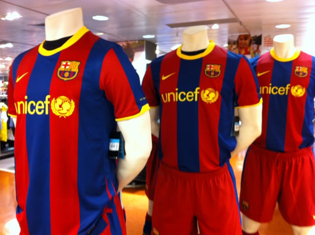 Nike is Barcelona's official kit supplier since 1998.