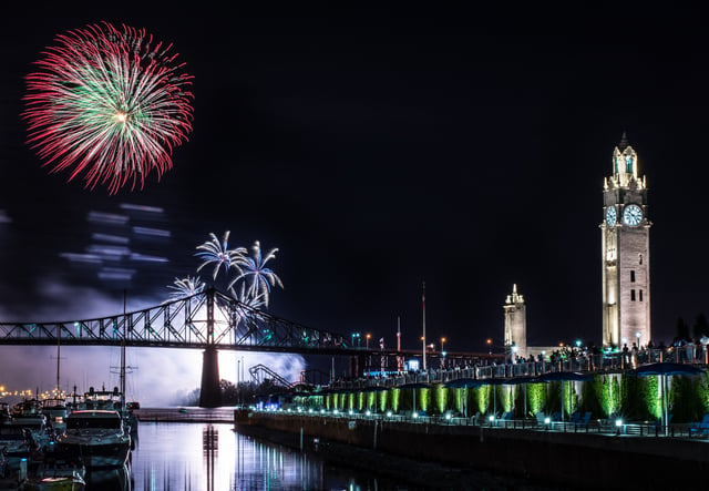Montreal Fireworks Festival is the world's largest annual fireworks festival. The city hosts a number of festivals annually.