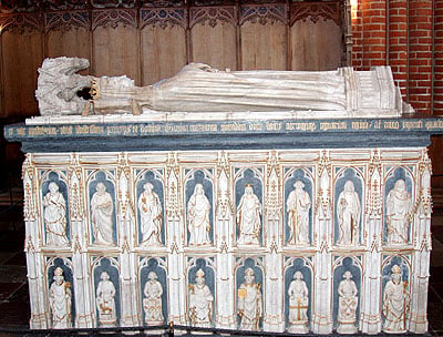 The tomb of Margaret I in Roskilde Cathedral.