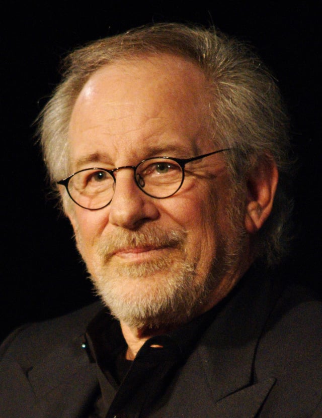 Spielberg at his masterclass at the Cinémathèque Française in January 2012.
