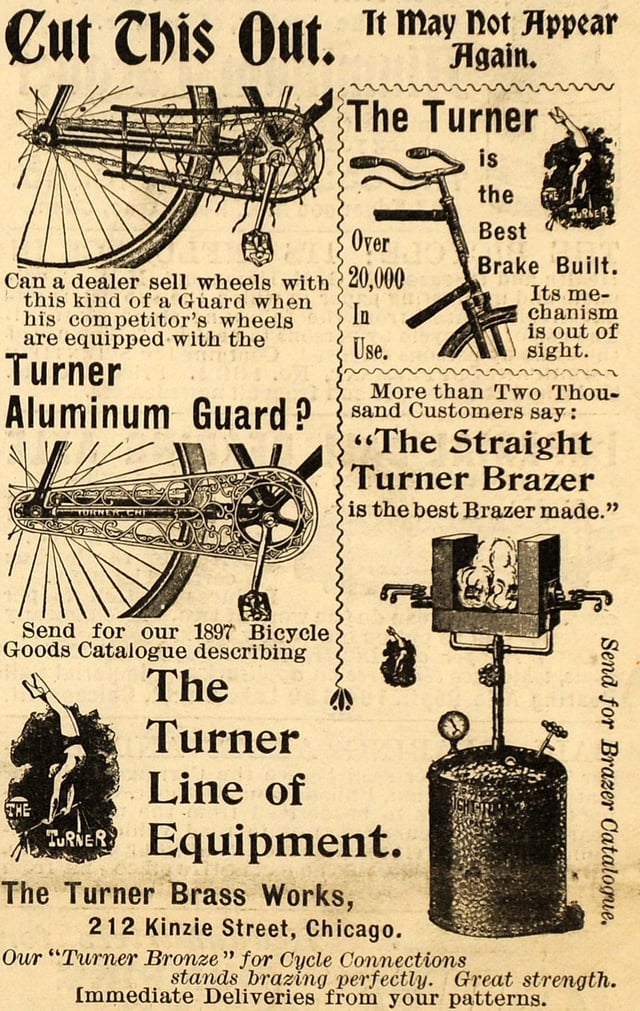 1897 American advertisement featuring the aluminum spelling
