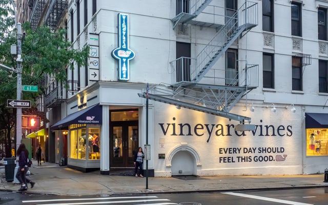 A Vineyard Vines store in Manhattan
