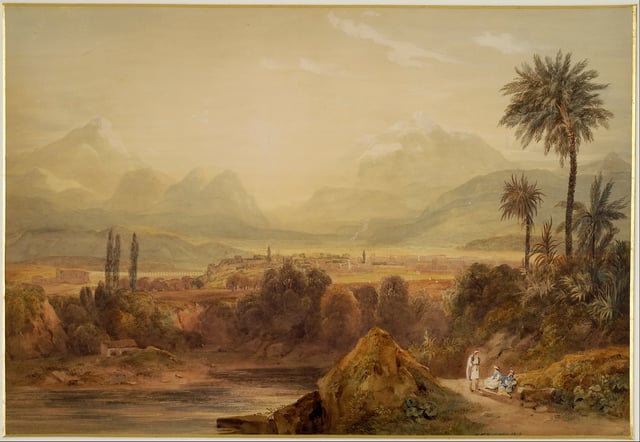 View of Thebes (1819) by Hugh William Williams