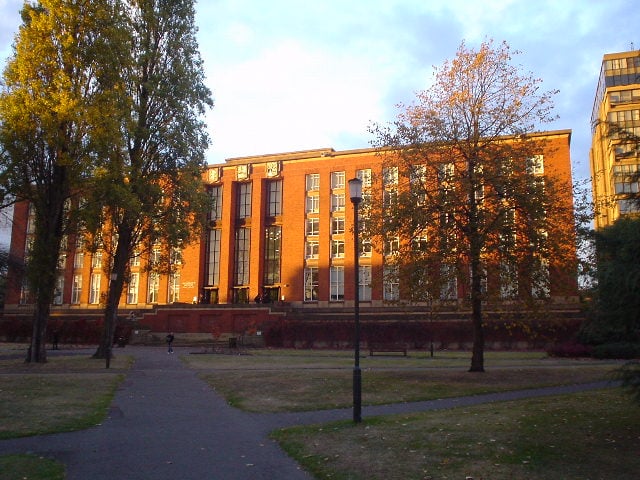 The old main library, which has now been demolished