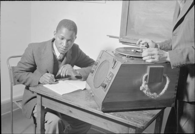 A student from Northern Rhodesia at SOAS in 1946