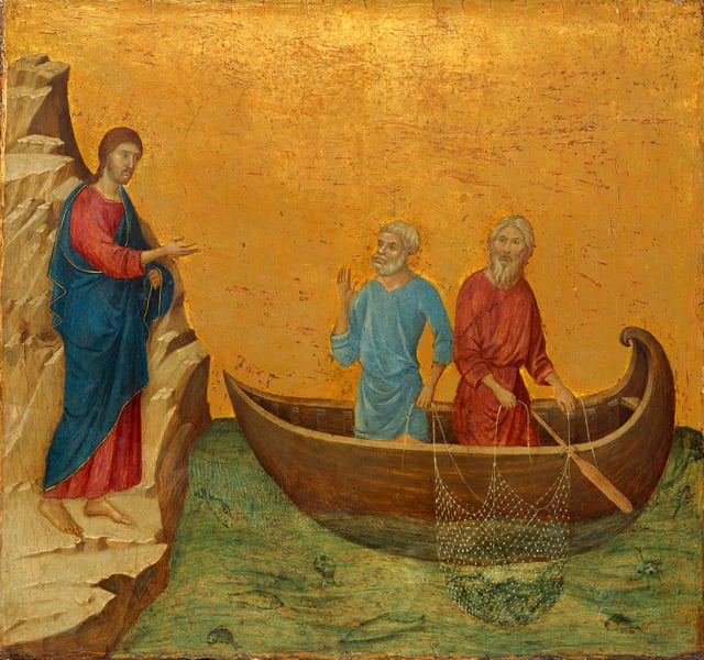 The Calling of the Apostles Peter and Andrew (from the Maestà), c. 1308–1311