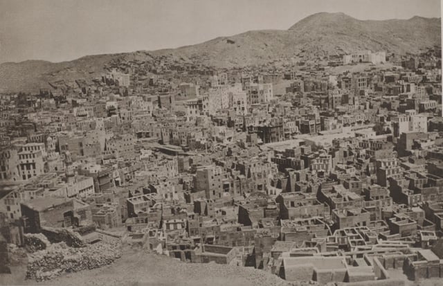 Mecca in the late 1880s