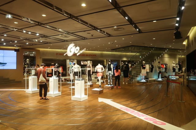 A Nike Store in Harajuku, Tokyo, Japan