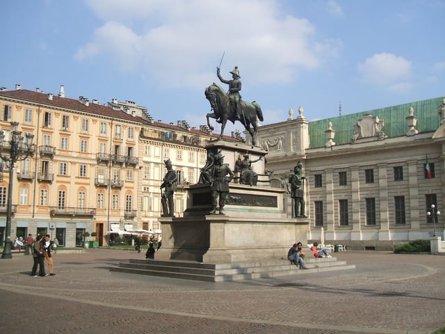 The Piazza Carlo Alberto.