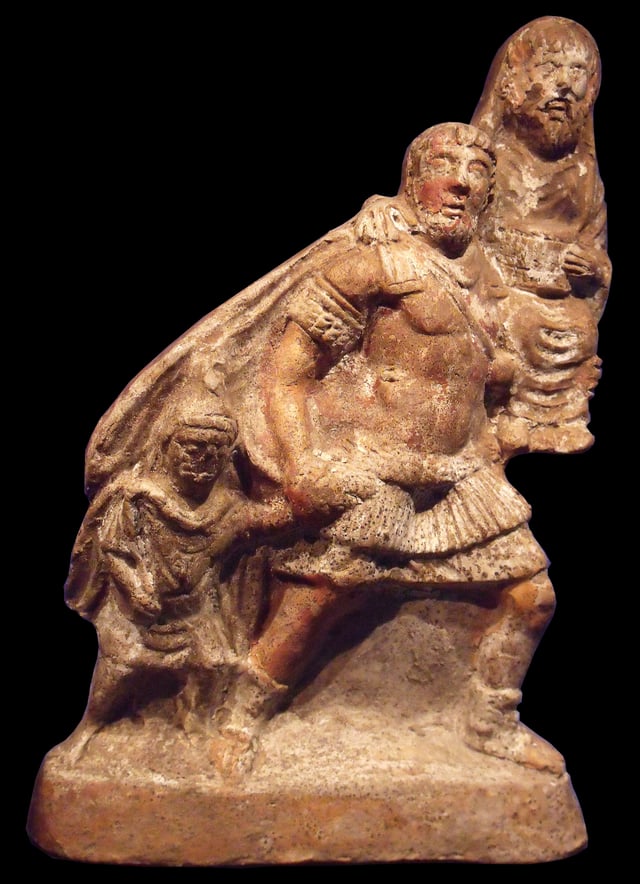 A 1st-century terracotta expressing the pietas