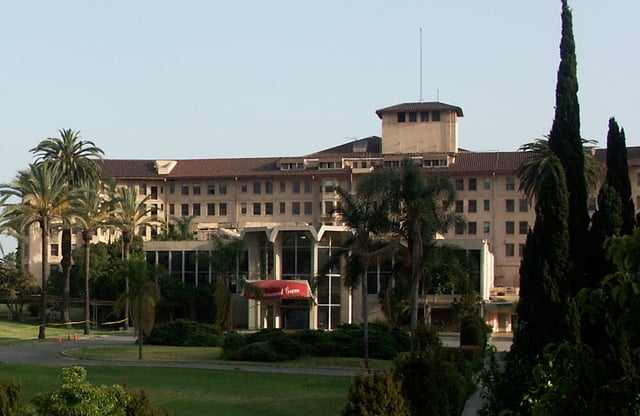 The Ambassador Hotel in 2004, a year before demolition began on site.