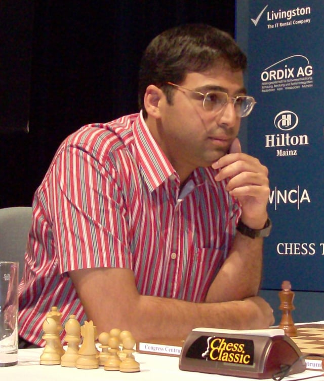 Viswanathan Anand, former World Chess Champion