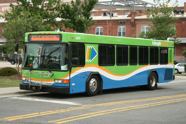 Triangle Transit bus