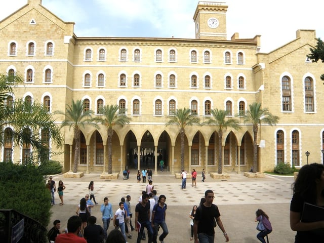 AUB College Hall in Beirut.