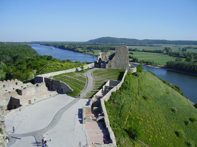View from Devín Castle