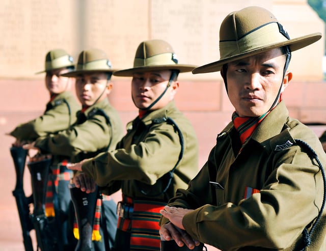 Soldiers of the Assam Regiment
