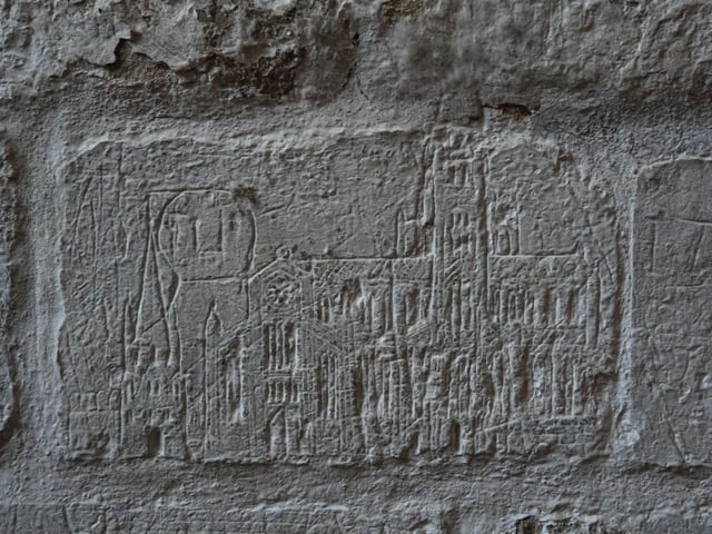 A graffito executed on a wall of St. Mary's Church, Ashwell in Hertfordshire is believed to show Old St. Paul's Cathedral.