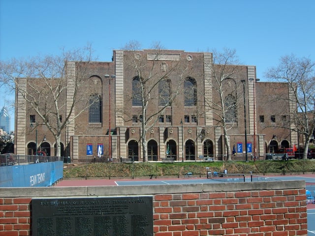 Built in 1927, Penn's Palestra is shown around 2006