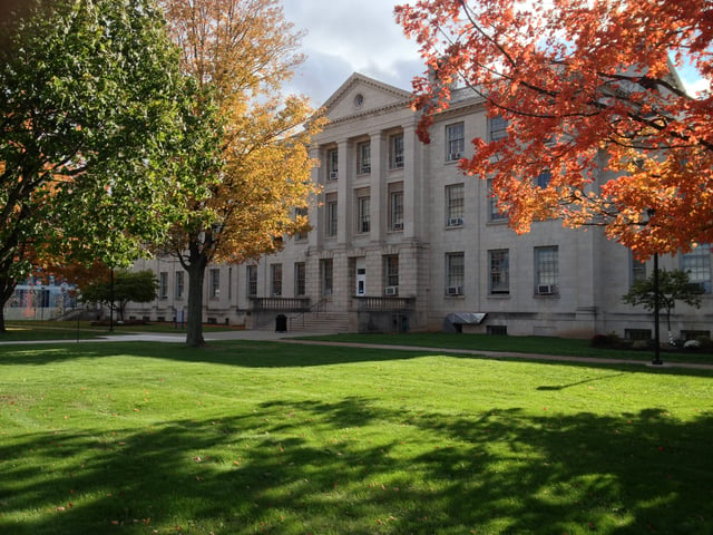 Parker Hall, home to Millard Fillmore College