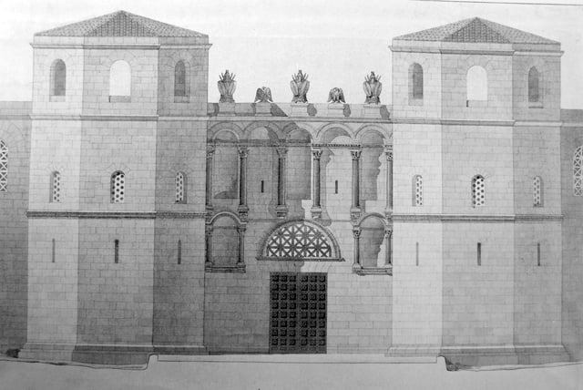 Reconstruction of the Porta Septemtrionalis