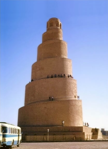 The spiral minaret at the Great Mosque of Samarra