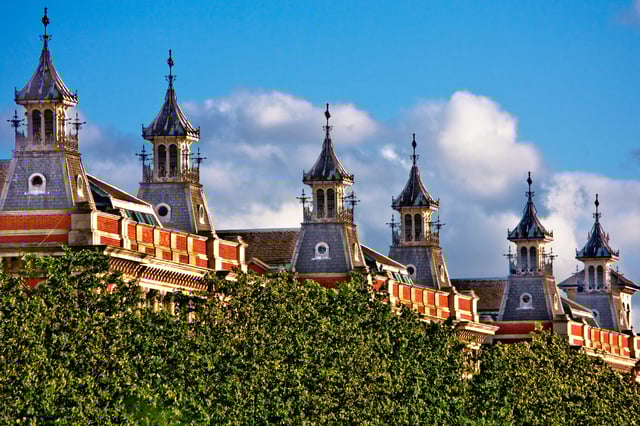 Surviving pavilions of the 1868 building