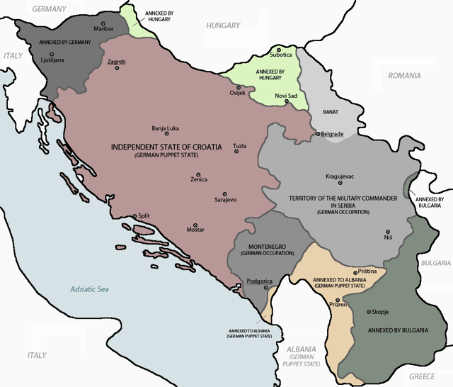 Occupation and partition of Yugoslavia, 1943–44