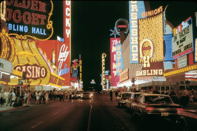 Fremont Street in the late 1960s