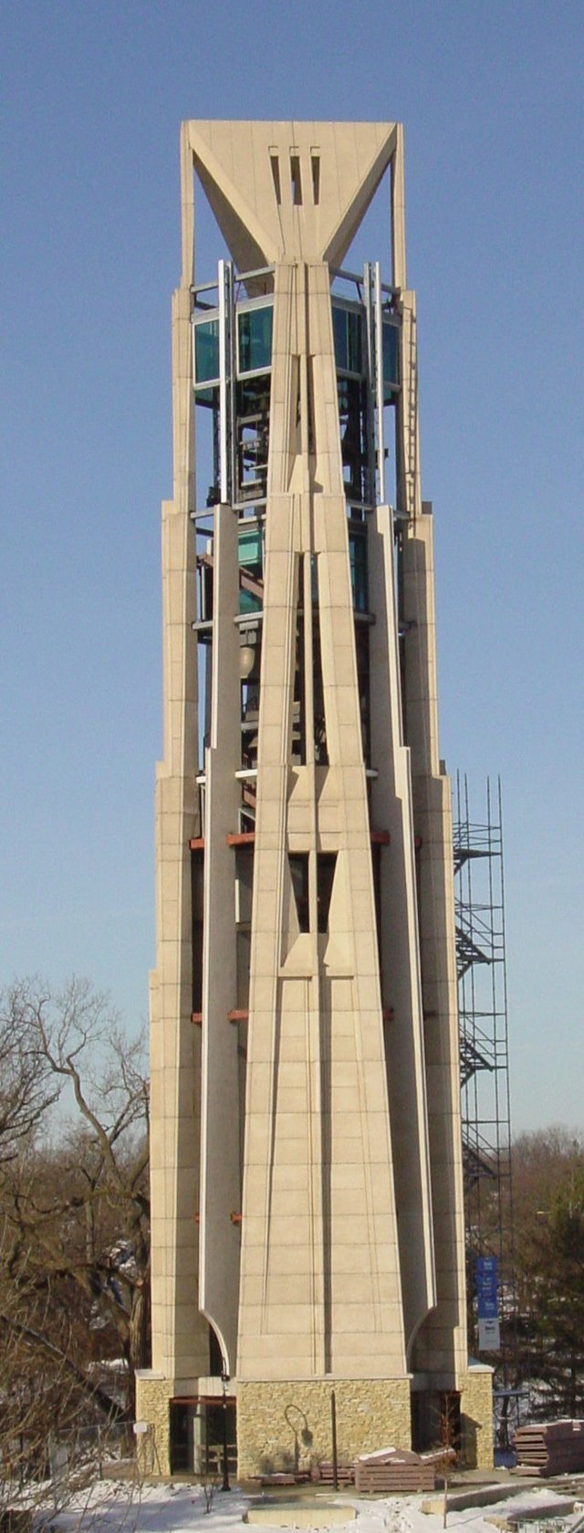 Moser Tower, containing the Millennium Carillon