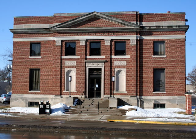 Historic main post office in Tomah, Wisconsin
