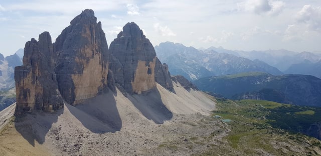 The Three Peaks of Lavaredo in the Dolomites, a UNESCO World Heritage Site