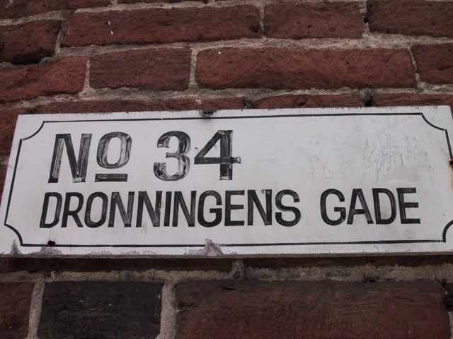 A Danish street name in Charlotte-Amalie