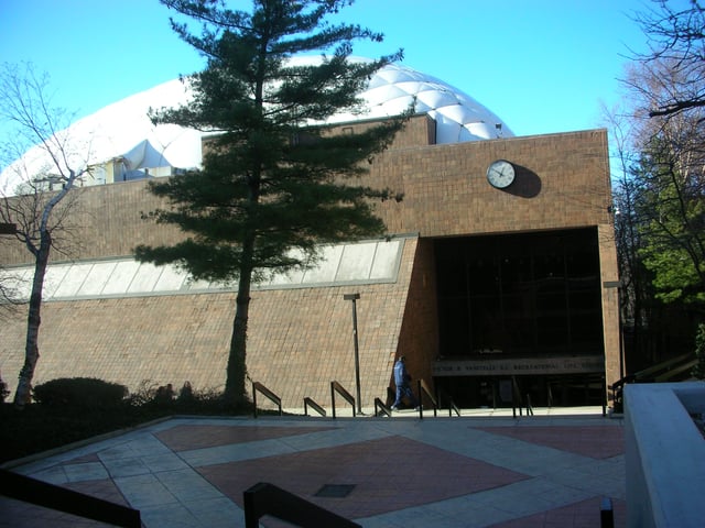The Yanitelli Center on the campus of Saint Peter's University