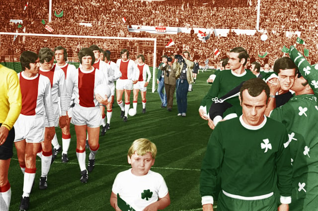 Against Panathinaikos in the 1971 European Cup Final