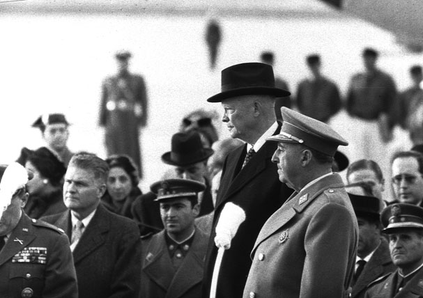 Franco with U.S. President Dwight D. Eisenhower in Madrid, December 1959