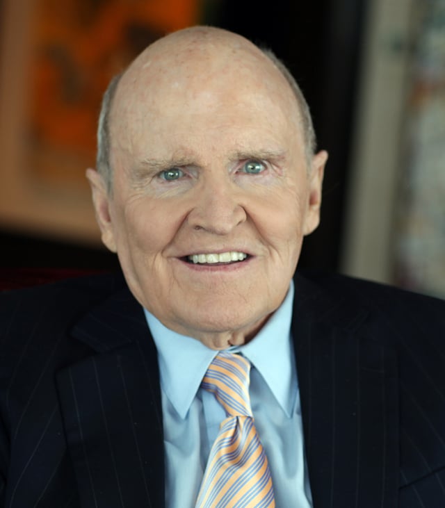 Jack Welch an American retired business executive, author, and chemical engineer. He was chairman and CEO of General Electric between 1981 and 2001. During his tenure at GE, the company's value rose 4,000%.
