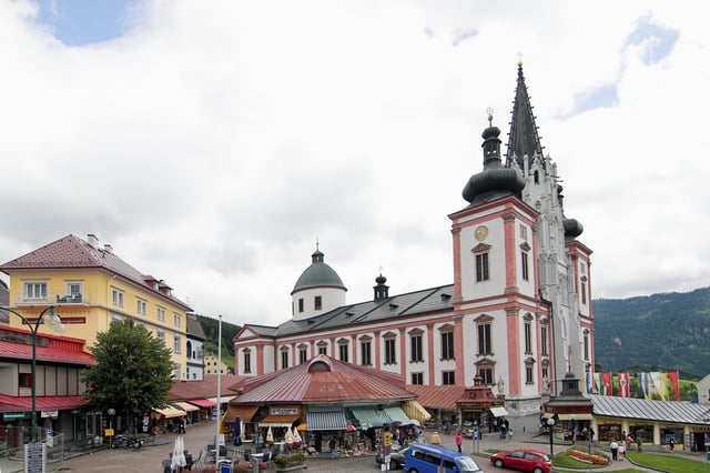 The Basilica of Mariazell is Austria's most popular pilgrimage site.