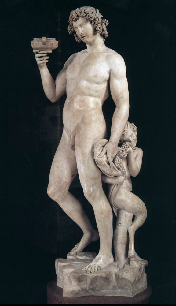Bacchus by Michelangelo (1497)