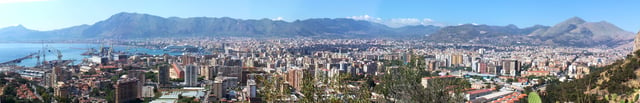 View of Palermo from Monte Pellegrino