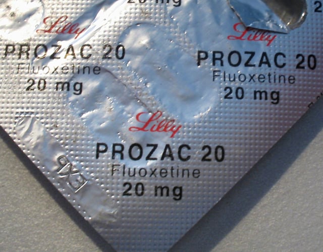 Fluoxetine hydrochloride, branded by Lilly as Prozac, is a antidepressant drug prescribed by physicians, psychiatrists, and some nurses.