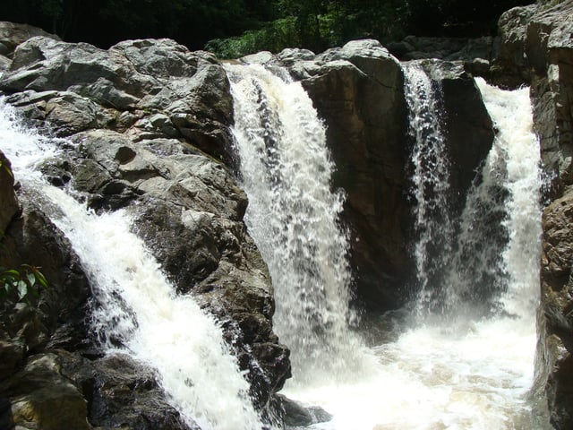 Waterfalls in the El Castrero River.