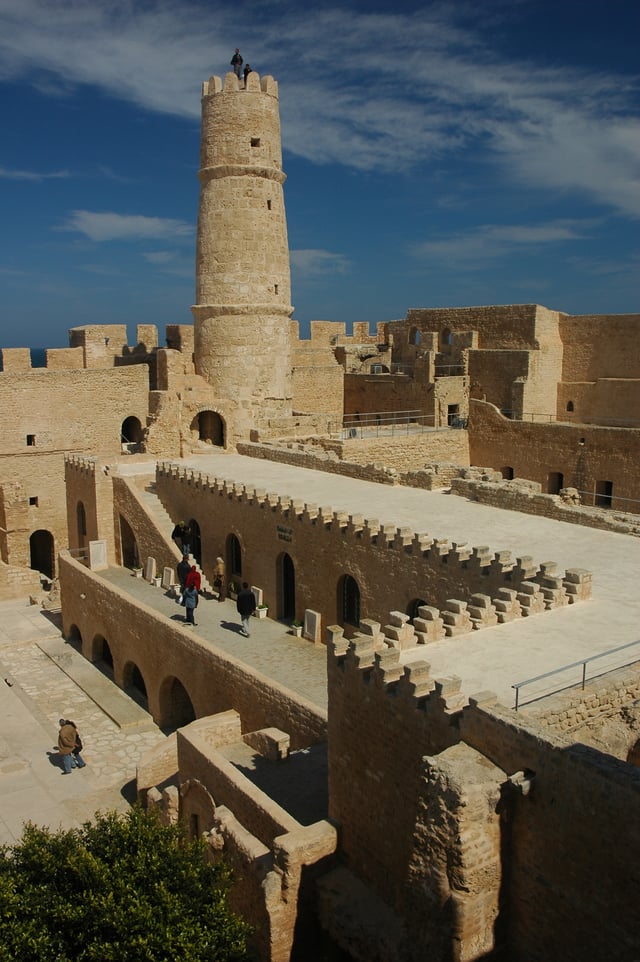 Ribat of Monastir, Monastir, Tunisia. According to Michael Palin, the very first scene they filmed for Life of Brian was the “stoning” scene along the outside wall of the Ribat.