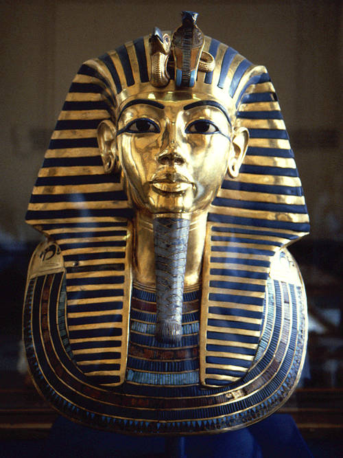 Tutankhamun's burial mask is one of the major attractions of the Egyptian Museum.
