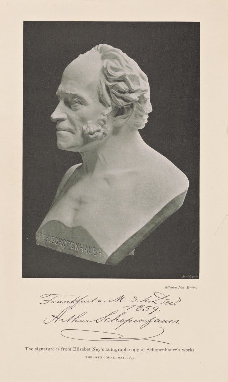 Sculpture of Schopenhauer by Elisabeth Ney