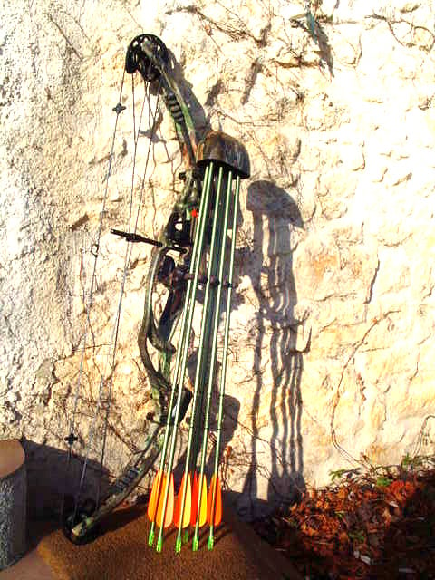 A modern compound hunting bow