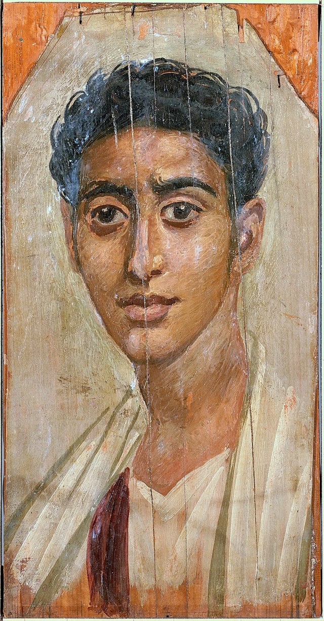 Citizen of Roman Egypt (Fayum mummy portrait)