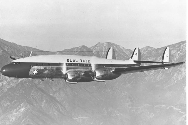 An El Al Lockheed Constellation (1951).