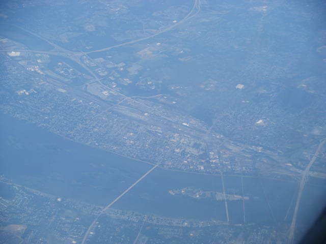 Aerial view of Harrisburg