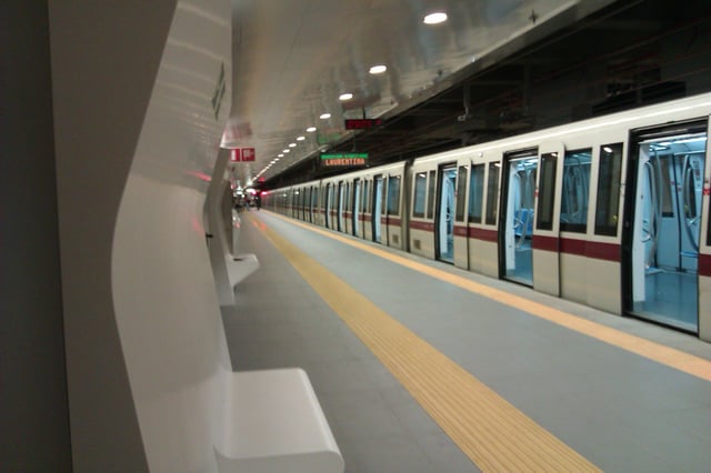 Conca d'Oro metro station
