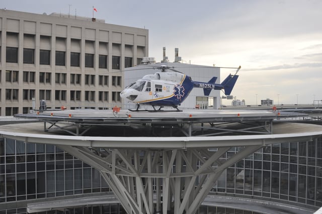 Landing pad at Baptist Medical Center Downtown